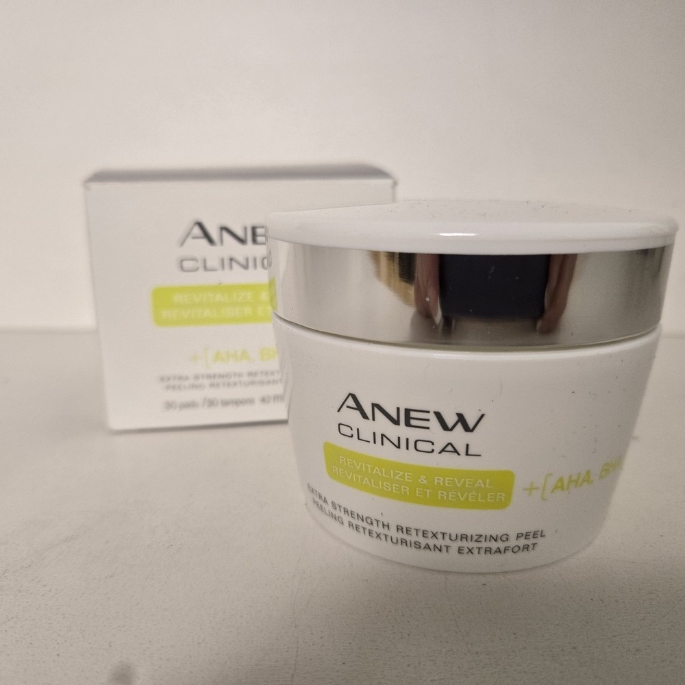 AVON Anew clinical revitalize reveal AHA BHA‎ extra strength peel 1.4 oz 30 Pads